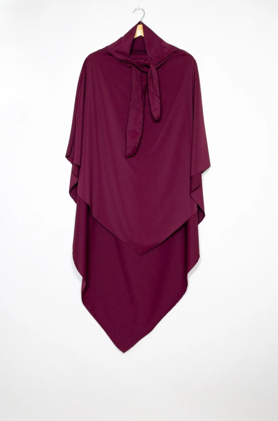 Khimar long en soie de Médine