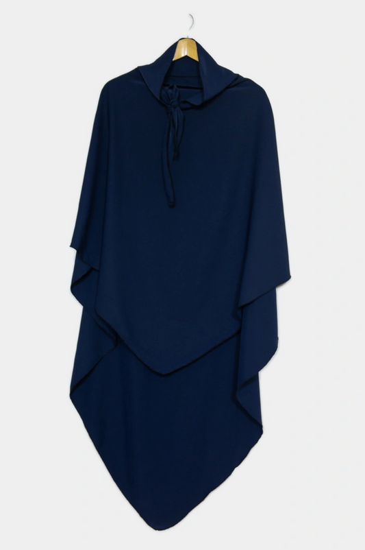 Khimar long en soie de Médine